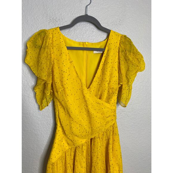 Bec + Bridge Hibiscus Golden Mini Dress 2 - Picture 4 of 12